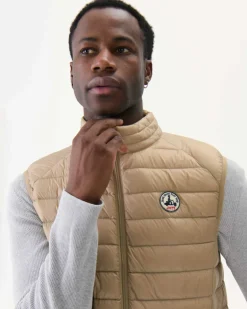 Doudoune Sans Manches Beige Tom*JOTT Fashion