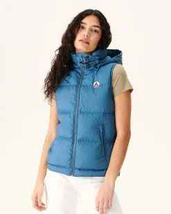 Doudoune Sans Manches Grand Froid Bleu Jeans Sevilla*JOTT Cheap
