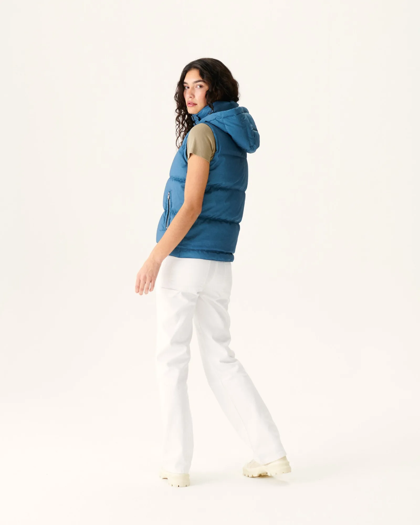 Doudoune Sans Manches Grand Froid Bleu Jeans Sevilla*JOTT Cheap