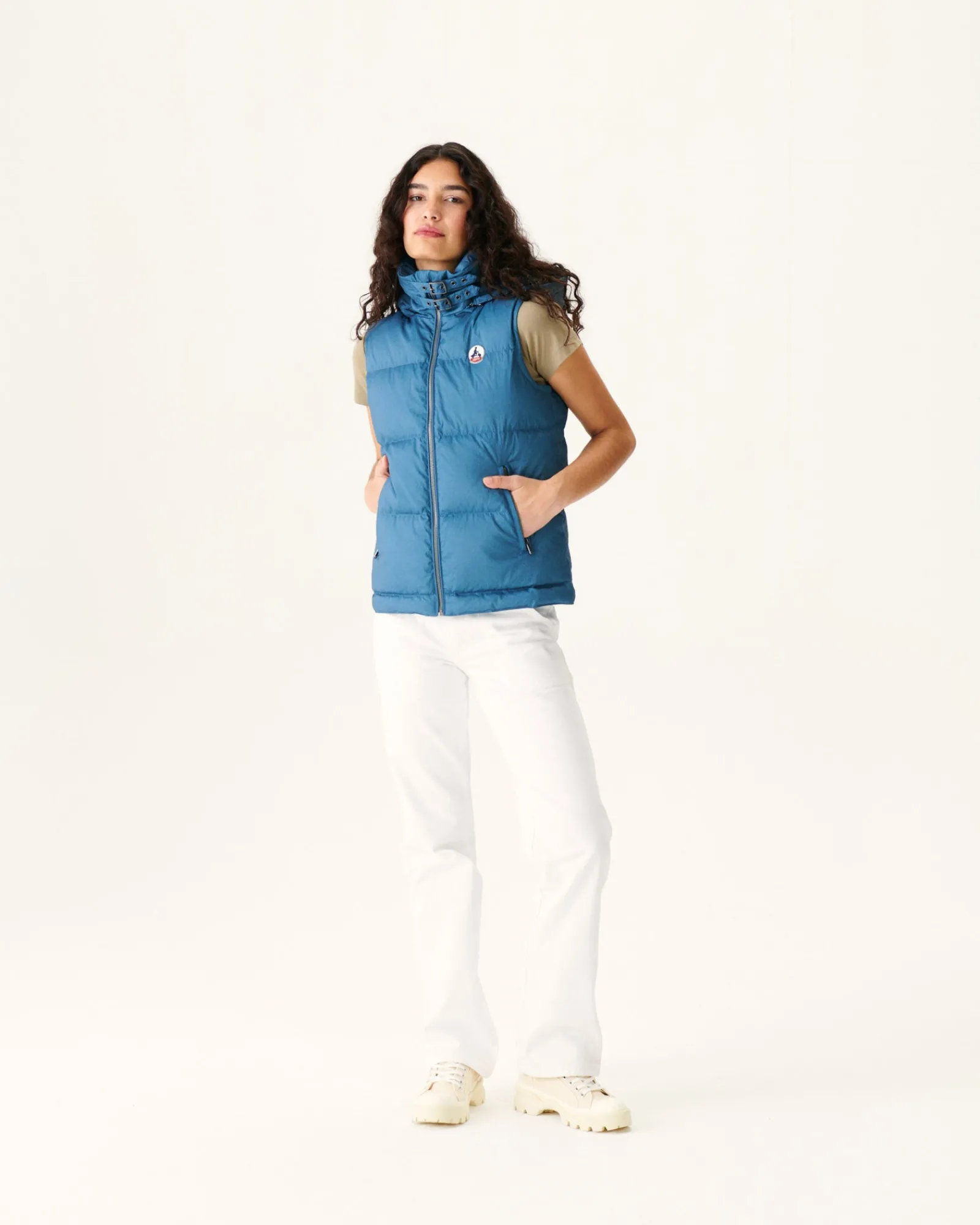 Doudoune Sans Manches Grand Froid Bleu Jeans Sevilla*JOTT Cheap