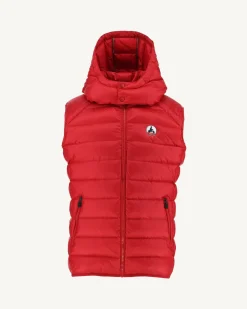 Doudoune Sans Manches Grand Froid Rouge Silver*JOTT Store