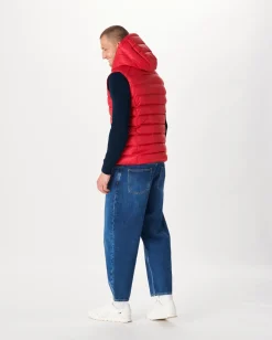 Doudoune Sans Manches Grand Froid Rouge Silver*JOTT Store