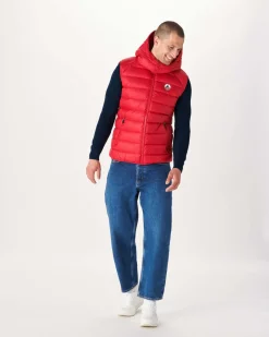 Doudoune Sans Manches Grand Froid Rouge Silver*JOTT Store