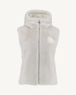 Doudoune Sans Manches Reversible Grand Froid Blanc Daria*JOTT Hot