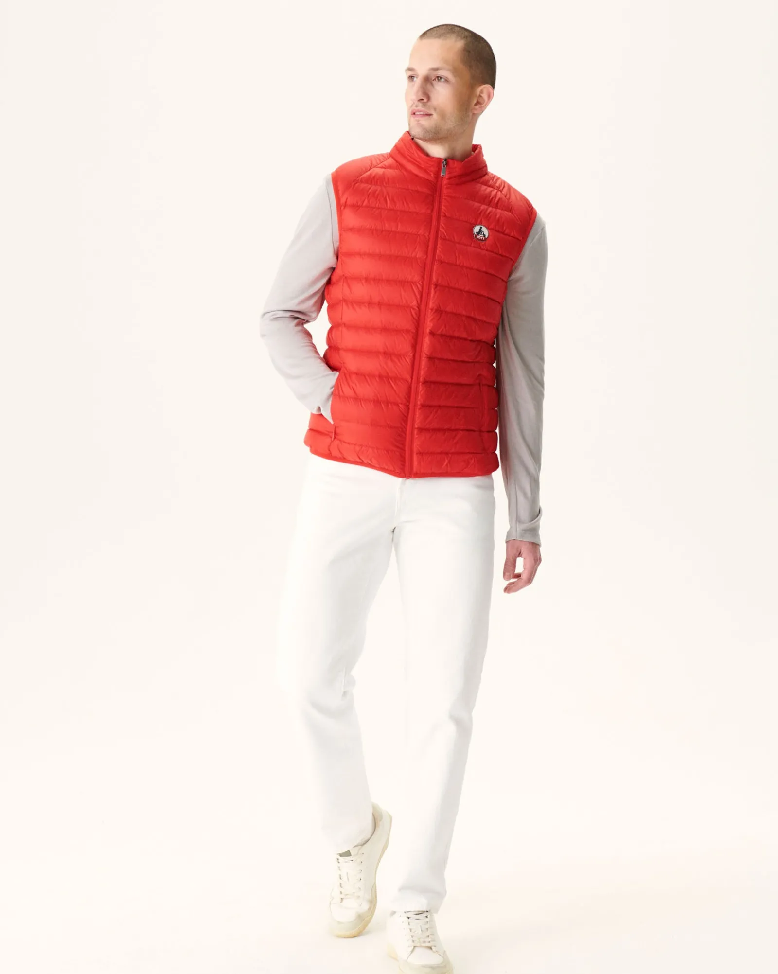 Doudoune Sans Manches Rouge Vif Tom*JOTT Fashion