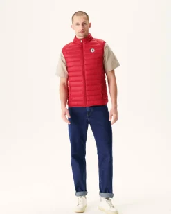 Doudoune Sans Manches Rouge Tom*JOTT Cheap