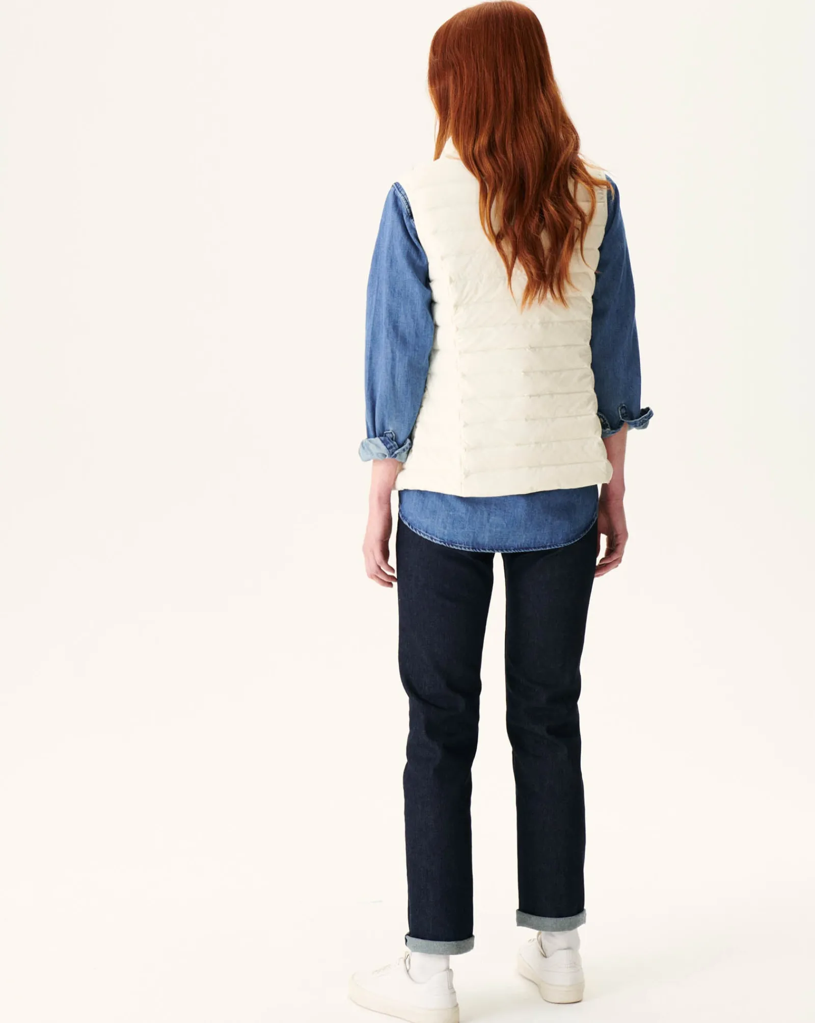 Doudoune Sans Manches Stretch Ecru Grenada*JOTT Cheap