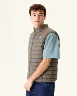Doudoune Sans Manches Stretch Taupe Arafo*JOTT Best