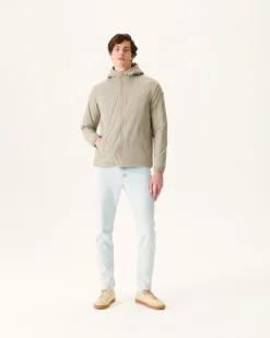 Doudoune Ultralight Reversible A Capuche Beige/Taupe Vigo*JOTT Clearance