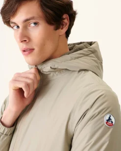 Doudoune Ultralight Reversible A Capuche Beige/Taupe Vigo*JOTT Clearance