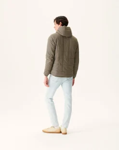 Doudoune Ultralight Reversible A Capuche Beige/Taupe Vigo*JOTT Clearance