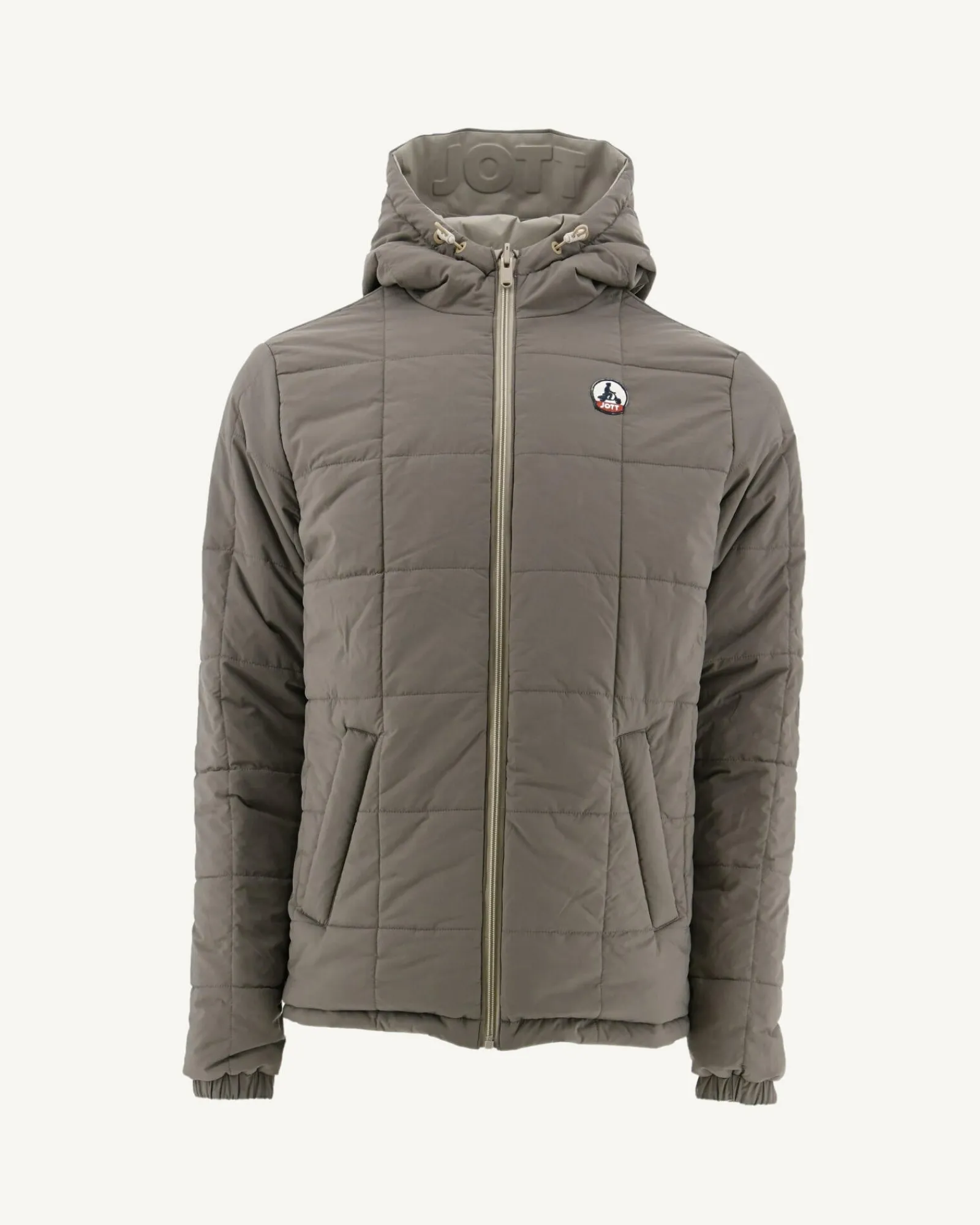 Doudoune Ultralight Reversible A Capuche Beige/Taupe Vigo*JOTT Clearance