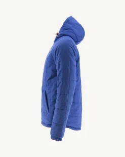 Doudoune Ultralight Reversible A Capuche Rouge Vif/Dark Denim Vigo*JOTT Cheap