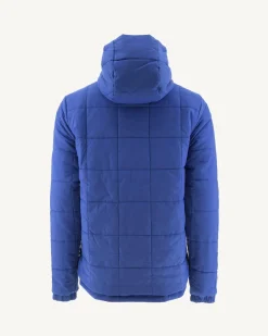 Doudoune Ultralight Reversible A Capuche Rouge Vif/Dark Denim Vigo*JOTT Cheap