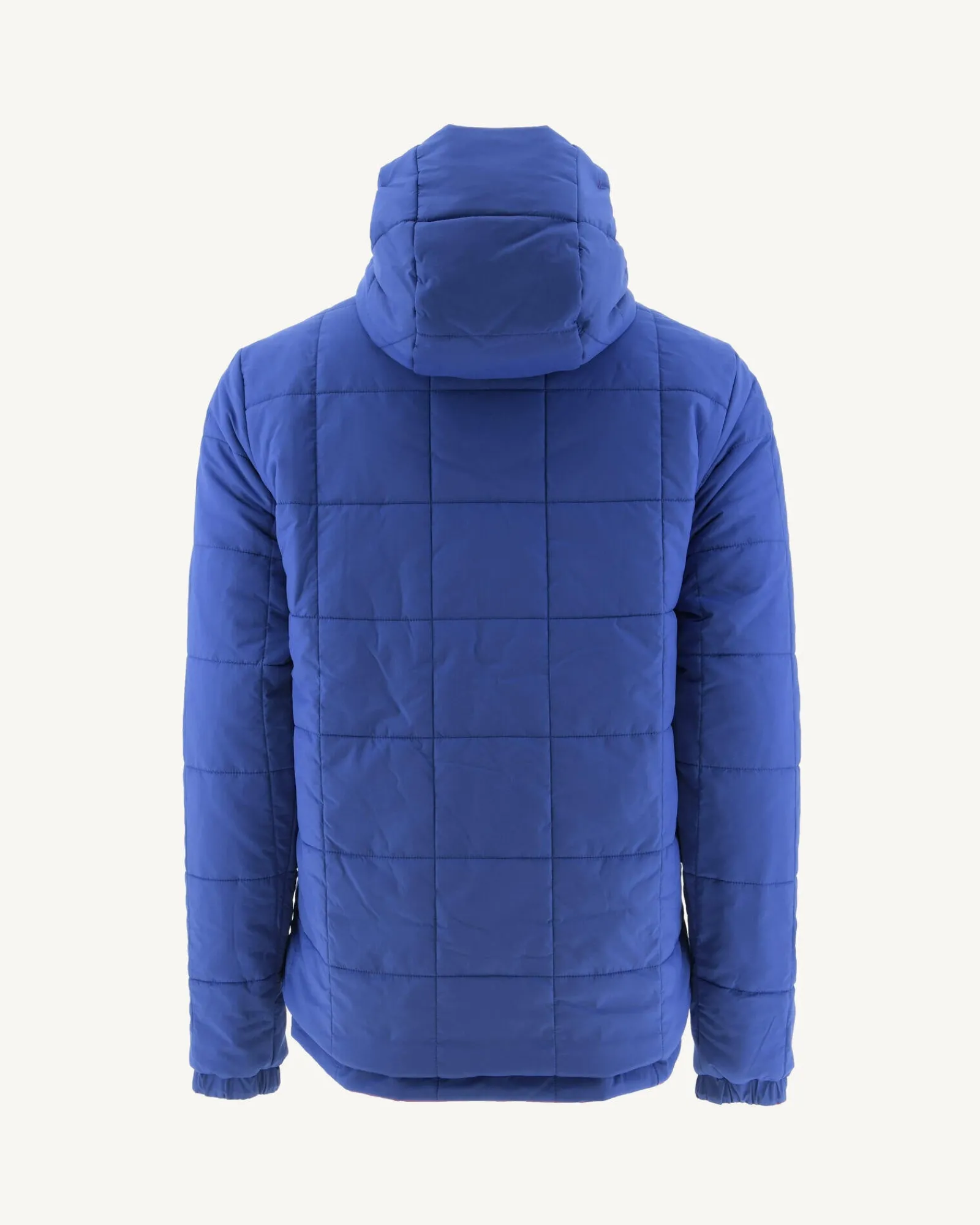 Doudoune Ultralight Reversible A Capuche Rouge Vif/Dark Denim Vigo*JOTT Cheap