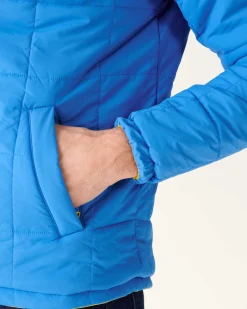 Doudoune Ultralight Reversible A Capuche Citron/Azur Vigo*JOTT Cheap