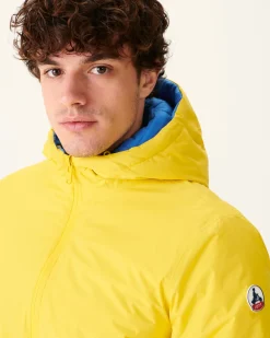 Doudoune Ultralight Reversible A Capuche Citron/Azur Vigo*JOTT Cheap