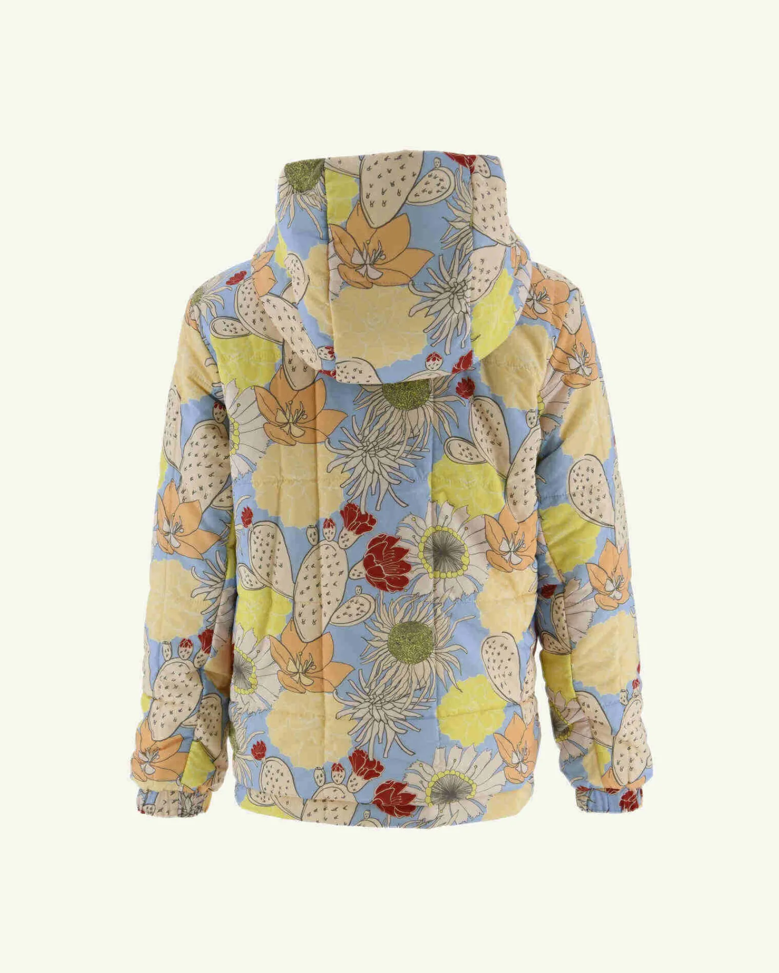 Doudoune Ultralight Reversible A Capuche Ecru/Bohemian Bleu Enfant Ros*JOTT Sale