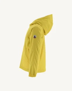 Doudoune Ultralight Reversible A Capuche Citron/Azur Enfant Rosso*JOTT Hot