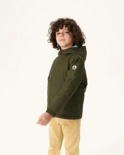 Doudoune Ultralight Reversible A Capuche Army/Bleu Clair Enfant Rosso*JOTT Store