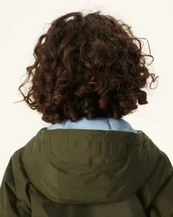 Doudoune Ultralight Reversible A Capuche Army/Bleu Clair Enfant Rosso*JOTT Store