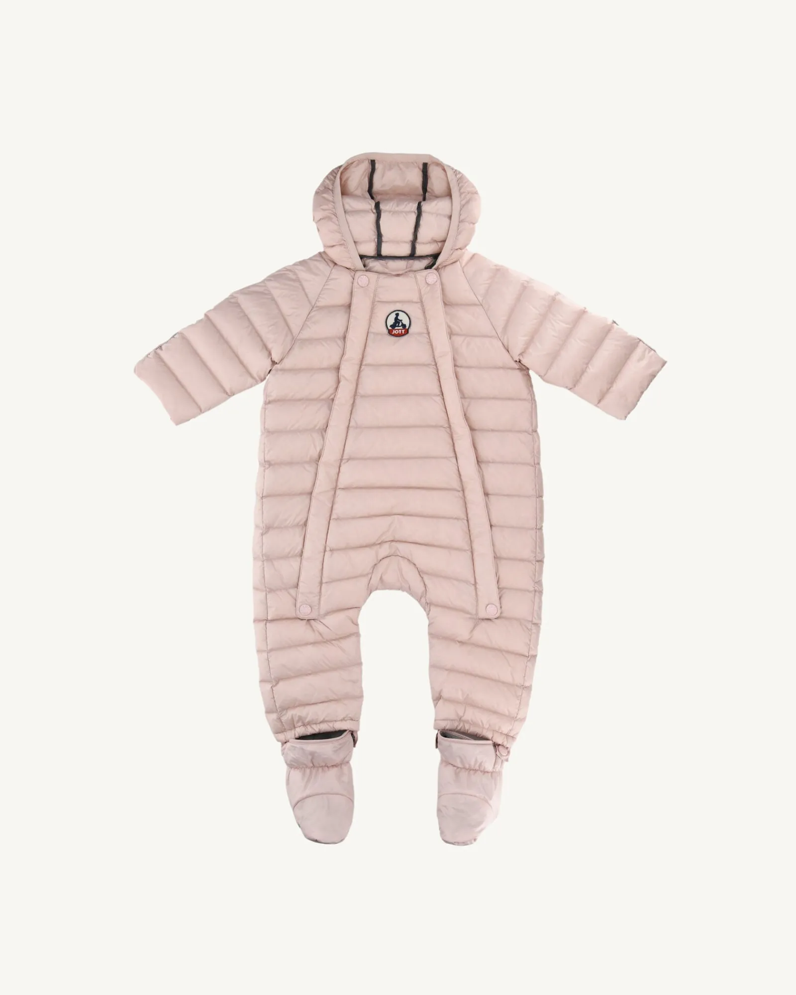 Grenouillere Bébé Rose Pale Grenouille*JOTT Hot