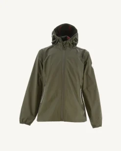 Impermeable A Capuche Army Enfant Madeira*JOTT Discount