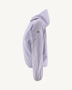 Impermeable A Capuche Mauve Pastel Singapore*JOTT Fashion