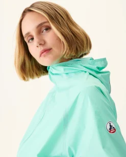 Impermeable A Capuche Menthe Pastel Singapore*JOTT Cheap