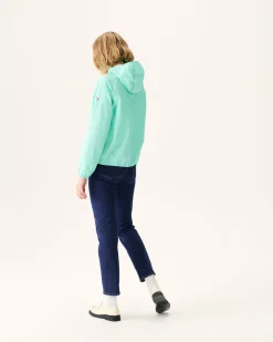 Impermeable A Capuche Menthe Pastel Singapore*JOTT Cheap