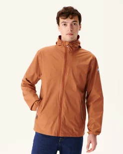 Impermeable A Capuche Paquetable Camel Manille*JOTT New