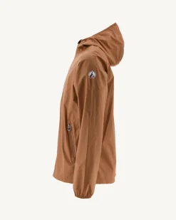 Impermeable A Capuche Paquetable Camel Manille*JOTT New