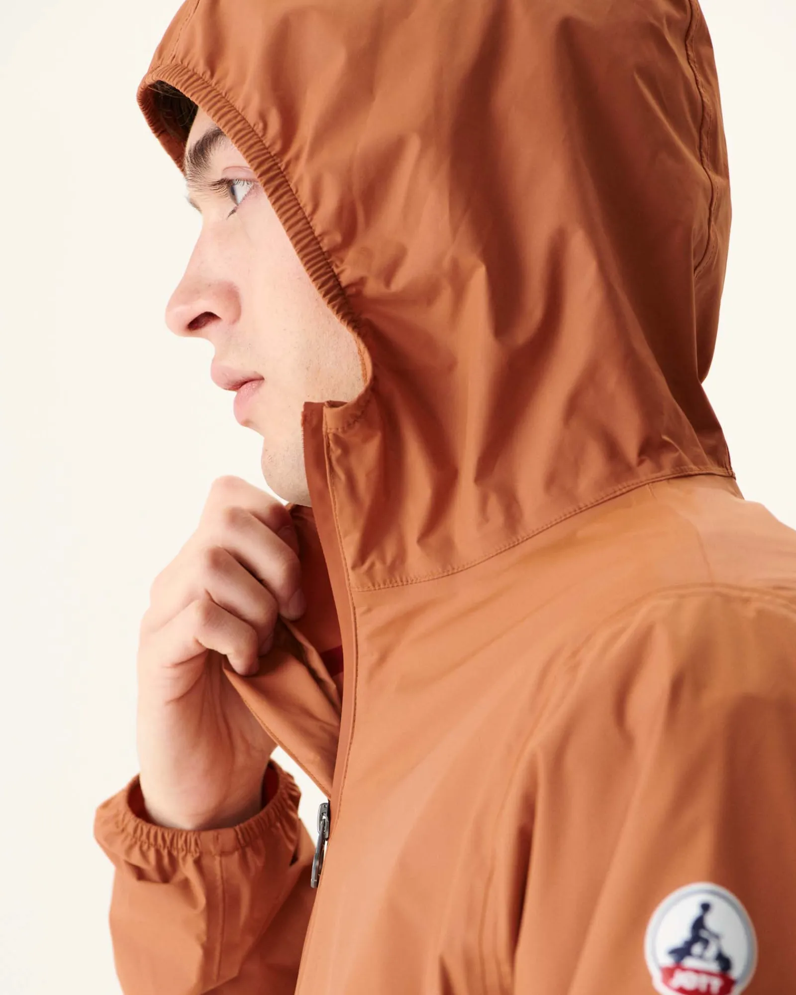 Impermeable A Capuche Paquetable Camel Manille*JOTT New