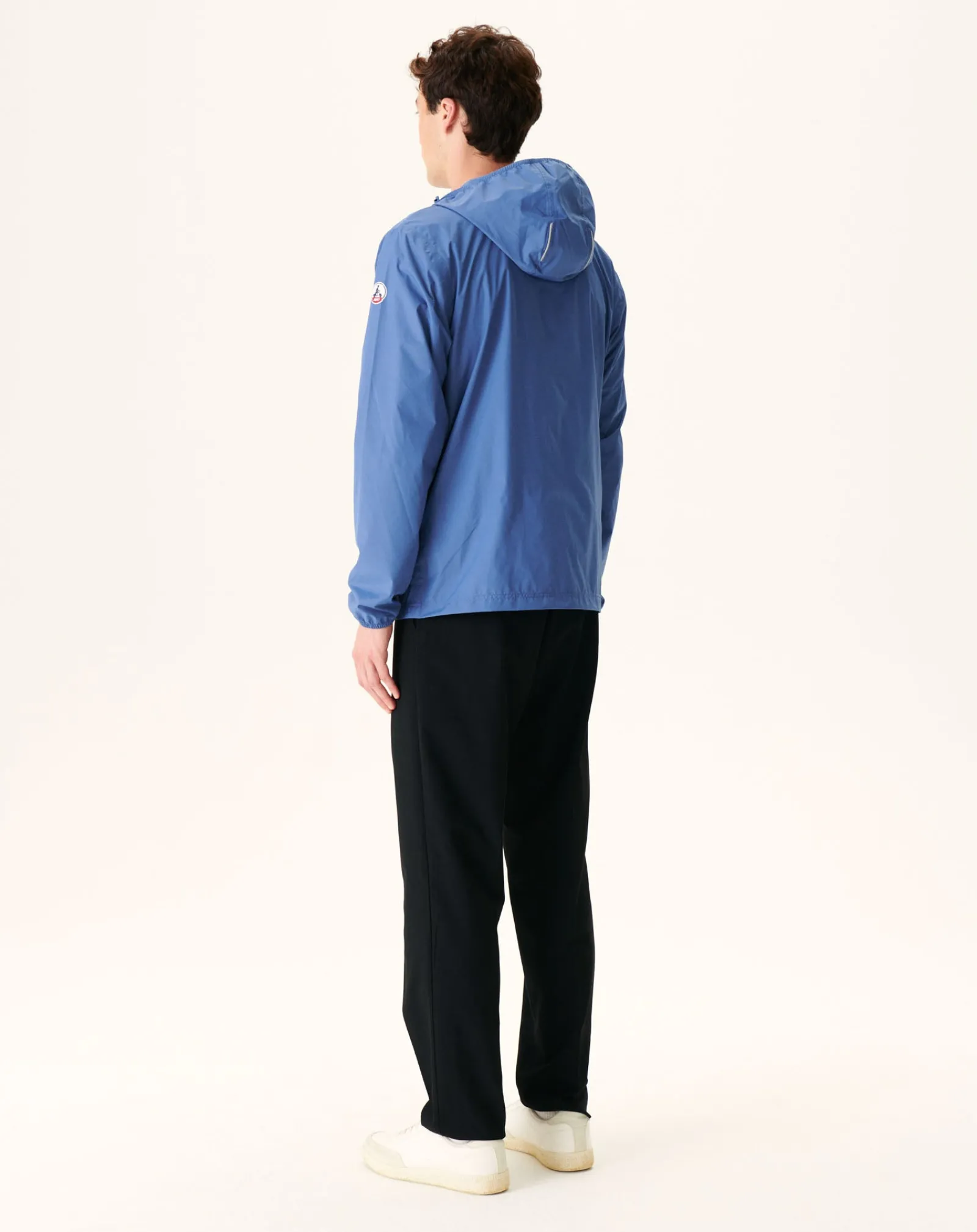 Impermeable A Capuche Paquetable Bleu Jeans Manille*JOTT Sale