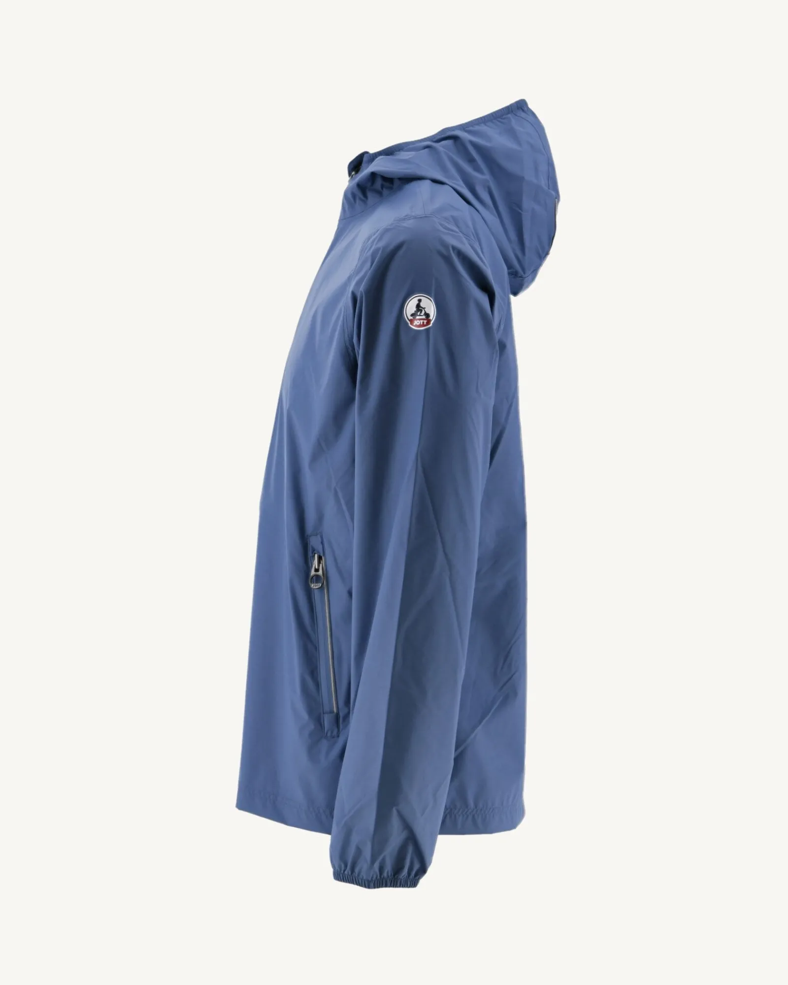 Impermeable A Capuche Paquetable Bleu Jeans Manille*JOTT Sale