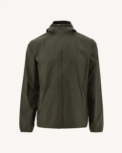 Impermeable A Capuche Paquetable Army Manille*JOTT Online