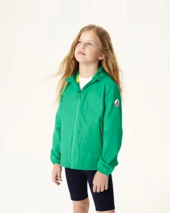 Impermeable A Capuche Vert Enfant Madeira*JOTT Sale