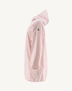 Impermeable Long A Capuche Rose Clair Copenhagen*JOTT New