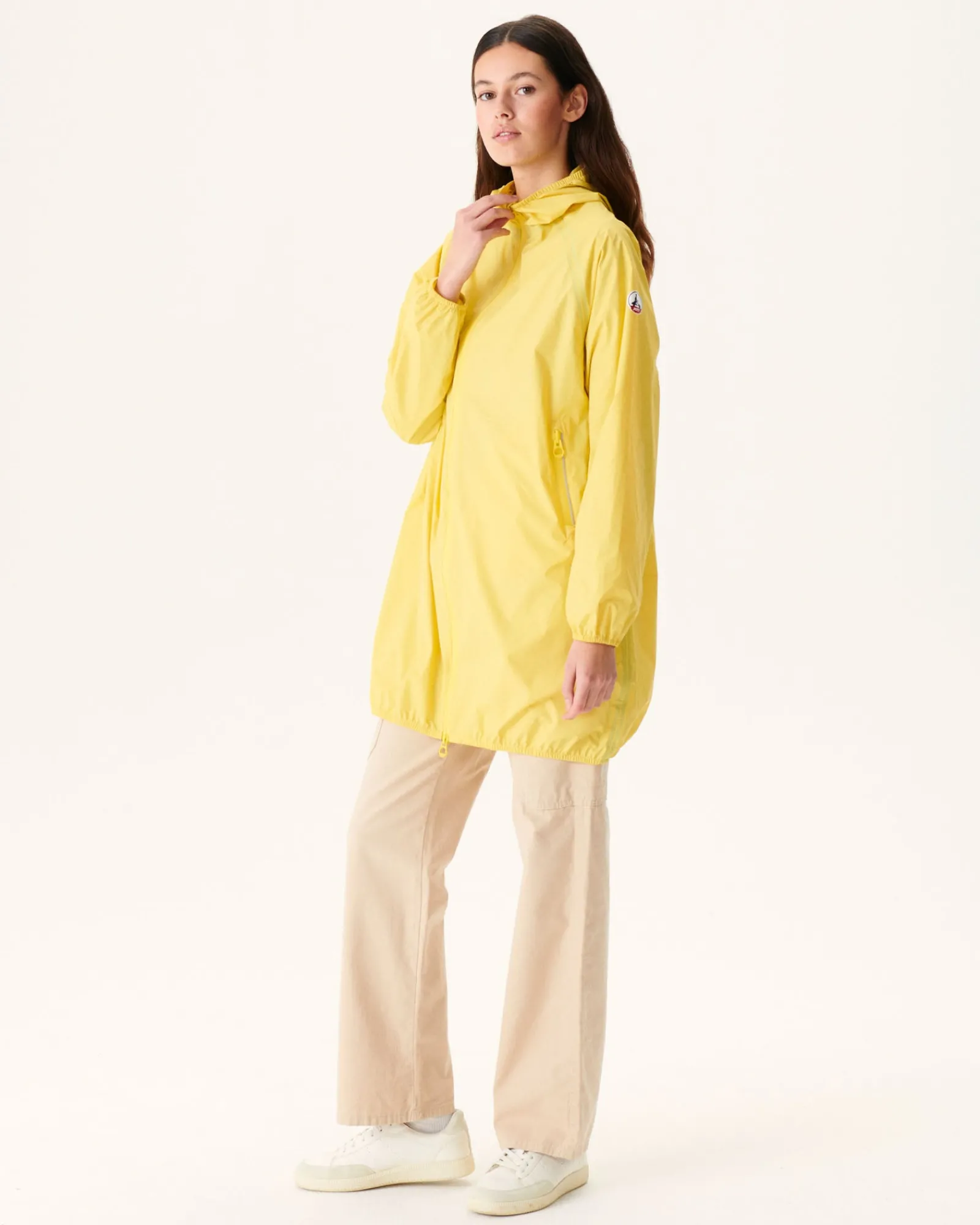 Impermeable Long A Capuche Jaune Clair Copenhagen*JOTT Cheap