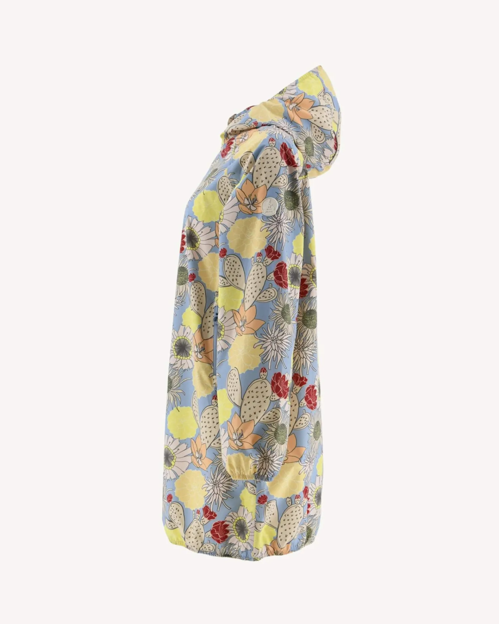 Impermeable Long A Capuche Bohemian Bleu Clair Copenhagen*JOTT Hot
