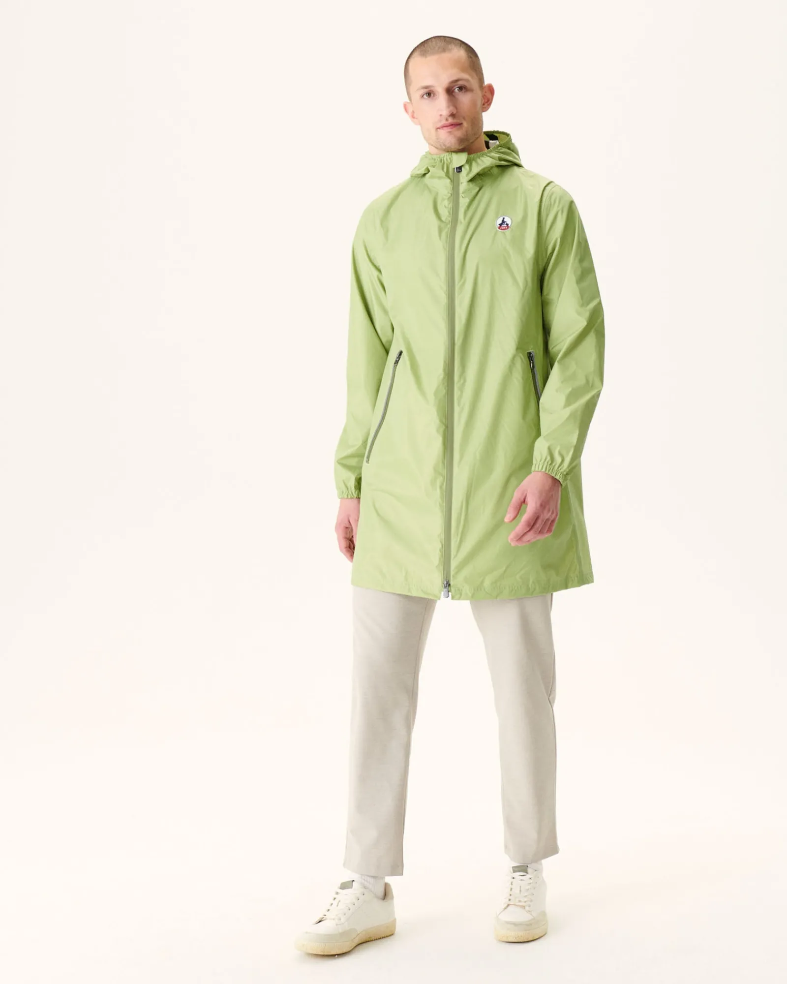Impermeable Long Paquetable Kaki Clair Stockholm*JOTT Sale