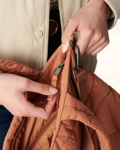 Maxi Tote-Bag En Coton Matelasse Camel Aponi*JOTT Store