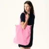 Maxi Tote-Bag Eponge Rose Intense Sand*JOTT New