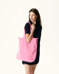 Maxi Tote-Bag Eponge Rose Intense Sand*JOTT New