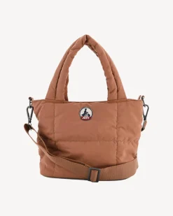 Mini Tote-Bag En Coton Gratte Camel Nuna*JOTT Cheap