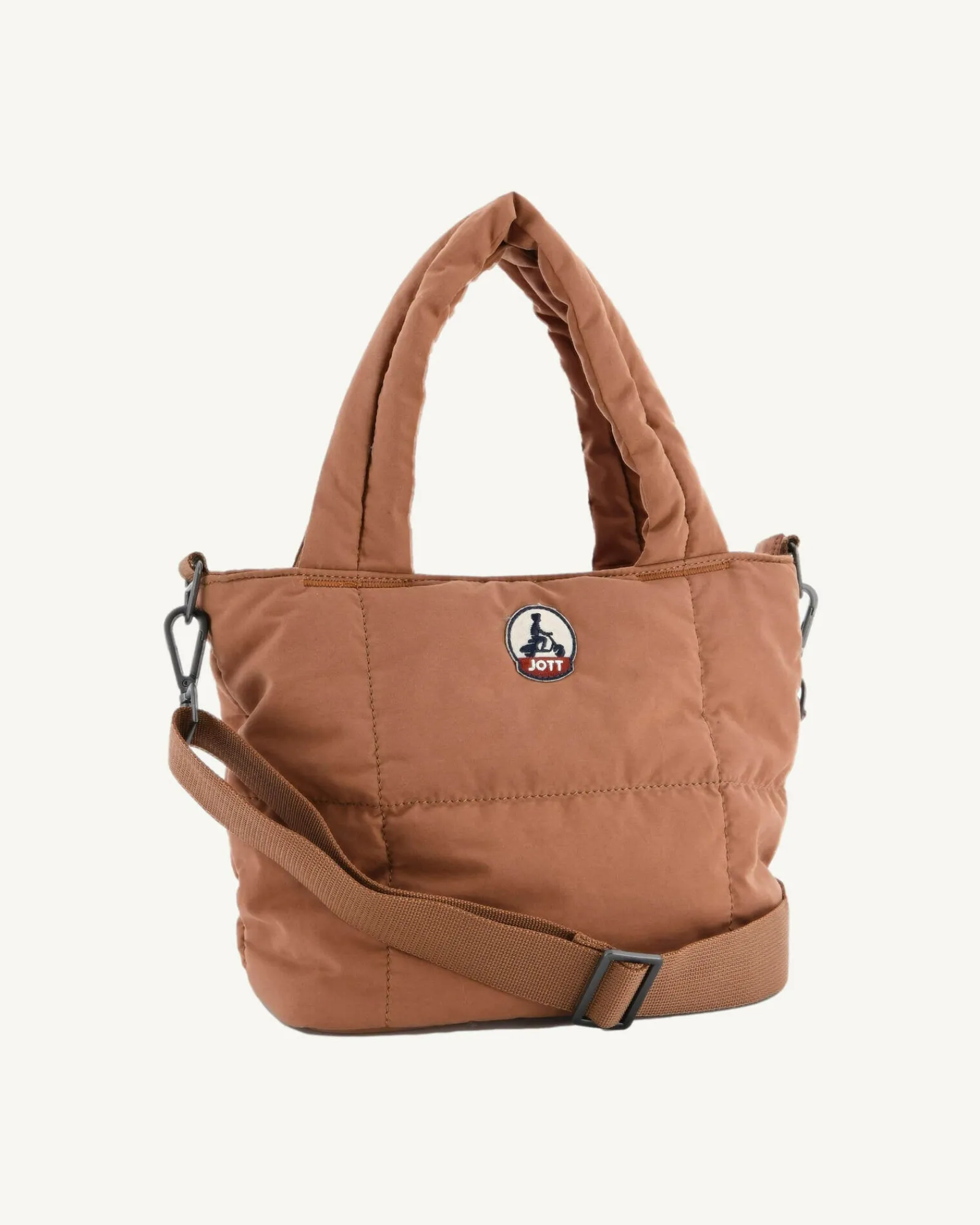 Mini Tote-Bag En Coton Gratte Camel Nuna*JOTT Cheap