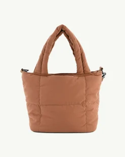 Mini Tote-Bag En Coton Gratte Camel Nuna*JOTT Cheap