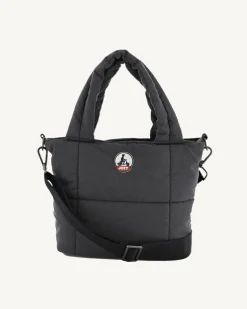 Mini Tote-Bag En Coton Gratte Noir Nuna*JOTT New