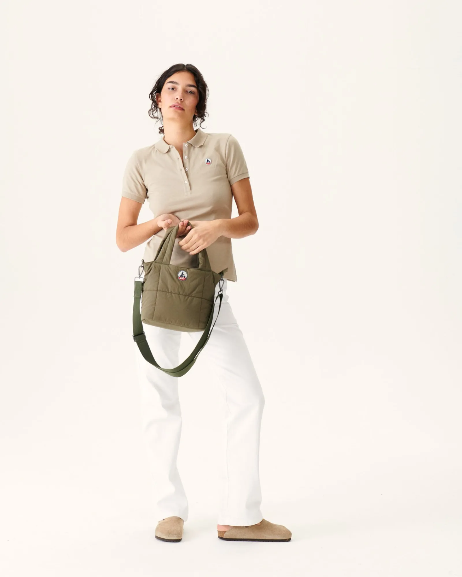 Mini Tote-Bag En Coton Gratte Army Nuna*JOTT Discount