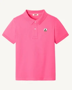 Polo Enfant En Coton Biologique Rose Intense Salvador*JOTT Sale